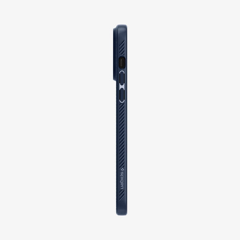 ACS04813 - iPhone 14 Pro Max Case Liquid Air in matte black showing the back